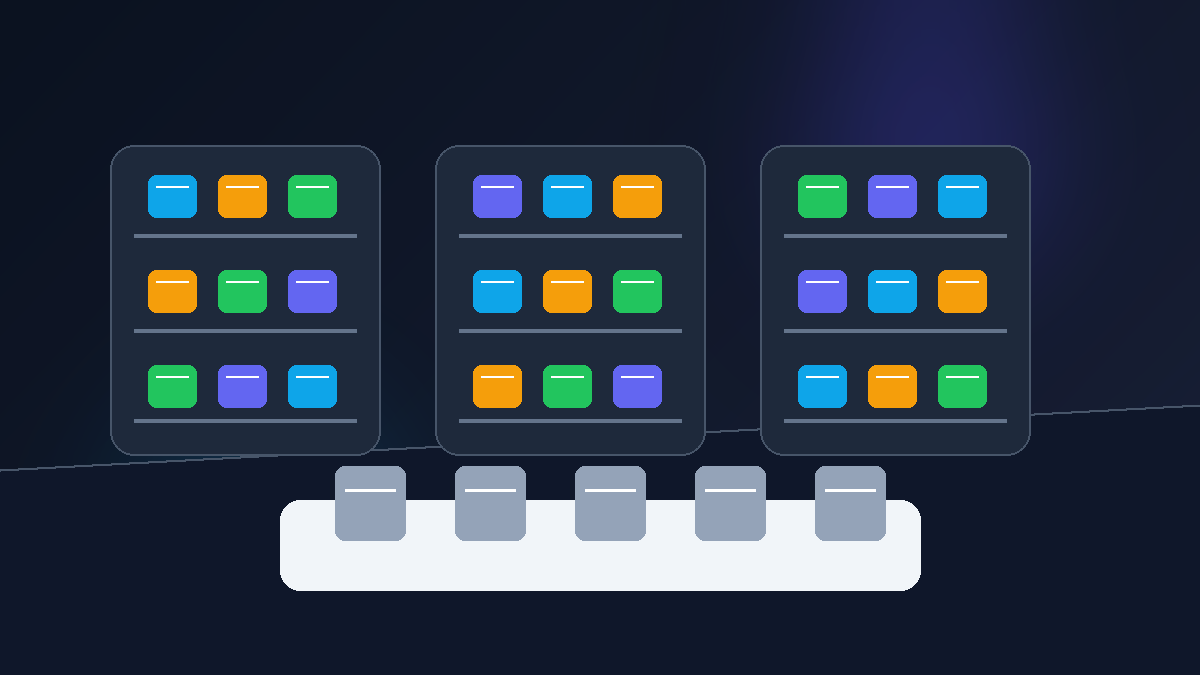 Warehouse team preparing parcels for ecommerce fulfillment